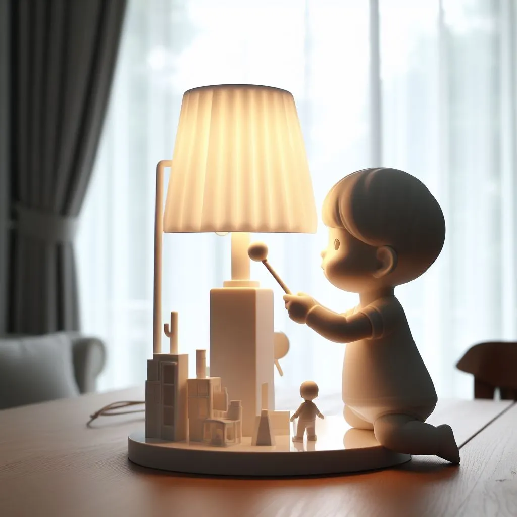 are floor lamps safe for children